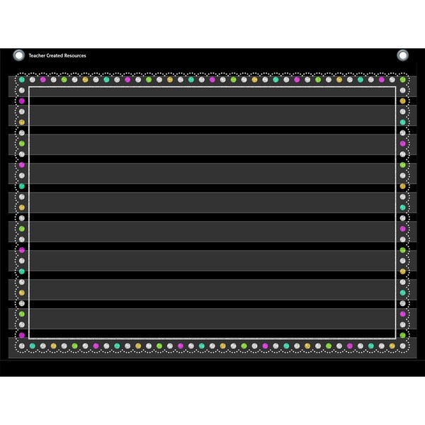 Chalkboard Brights Mini Pocket Chart (17in X 22in), PK2